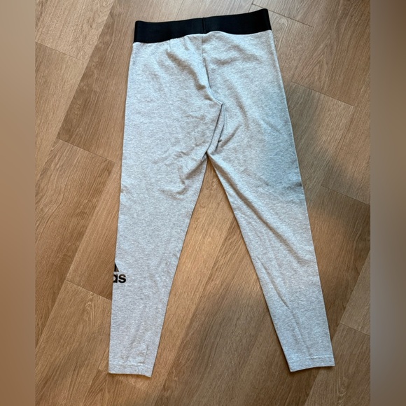 Adidas full length gray leggings - Picture 3 of 3